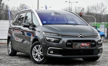 Citroen Grand C4 Picasso II Grand Picasso Facelifting 2.0 BlueHDi 150KM 2018 Citroen C4 Grand Picasso FULLED skora Blis alusy LINNE ASSIST Idealny Pano, zdjęcie 1