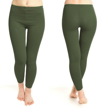 LEGGINSY GETRY LEGINSY POLSKIE 4XL 48 BAWEŁN Khaki