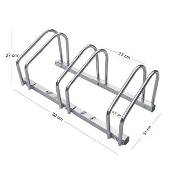 СТОЙКА НА 3 ВЕЛОСИПЕДА ПАРКОВКА ДЛЯ ВЕЛОСИПЕДОВ НА 3 ПОЛОЖЕНИЯ