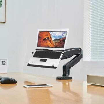 UCHWYT do MONITORA i pod LAPTOPA podstawka półka