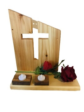 STROIKI na GRÓB STROIK na CMENTARZ KRZYŻ w drewnie