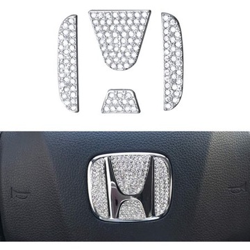 DIAMENTOWA NAKLEJKA NA KIEROWNICĘ LOGO HONDA
