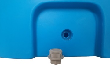 Plastikowy zbiornik 500l na wodę deszczówkę z PZH