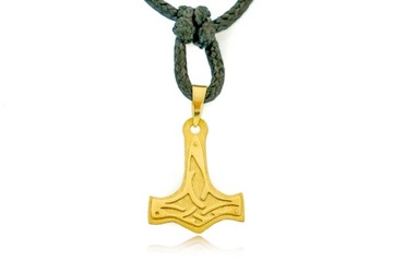 Мужской золотой кулон золотой молоток ТОР МЬЁЛНИР золото 585 14к большая коробка