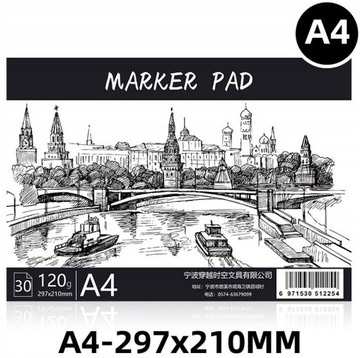 МАРКЕРЫ АЛКОГОЛЬНЫЕ ДВУХСТОРОННИЕ PRO 60 шт + ПАКЕТ