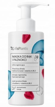 Vis Plantis Silnie Regenerująca maska do rąk śluz ślimaka 135 ml