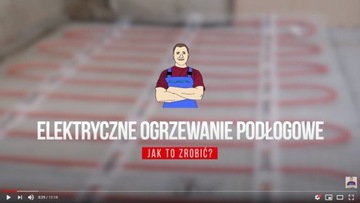 Mata grzejna grzewcza pod płytki 1m2 100W/m2 Warmtec DSE-10/PRT01 WiFi
