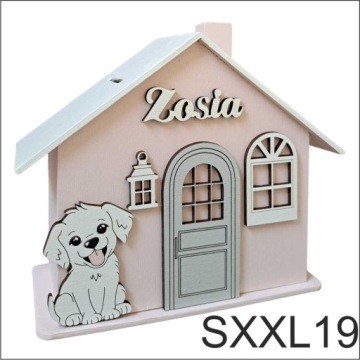 Копилка XXL с НАЗВАНИЕМ, подарок на день рождения для девочки