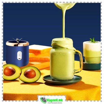 ПОРТАТИВНЫЙ БЛЕНДЕР С СОКОВИНОВКОЙ USB C САМЫЙ МОЩНЫЙ