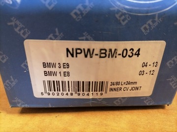 BMW 1 E81 E82 E87 3 E90 KLOUB VNĚJŠÍ ZADNÍ