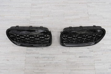 BMW SERIA 5 F10 GRILL PRZEDNI CZARNY DIAMOND NERKI