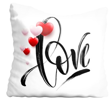 Poszewka na poduszkę I LOVE YOU 30x30cm #11