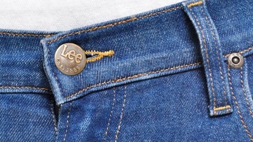 LEE spodnie SKINNY regular DARK BLUE jeans LUKE _ W30 L36