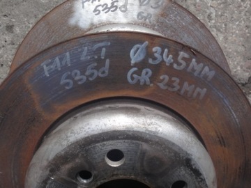 ПЕРЕДНИЕ ДИСКИ BMW F01 F02 F06 F10 F11 345 ММ