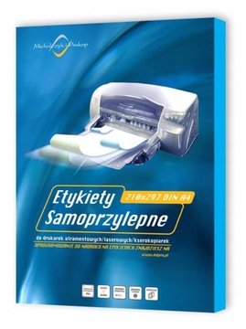 E-085-1 Etykieta SAMOPRZYLEPNA 63 x 39,5 mm A4