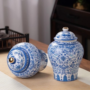 Керамическая ваза для имбирной банки с вазой с крышкой