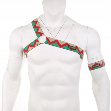 BDSM102 ELASTYCZNY HARNESS na klatkę i uda opaski