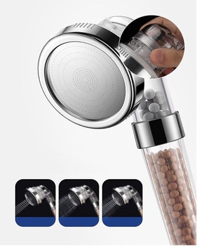 Водосберегающая душевая лейка с фильтром