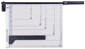 RĘCZNA NOŻOWA GILOTYNA DO PAPIERU INTROLIGATORSKA B7-A4 SAMOOSTRZĄCA METAL