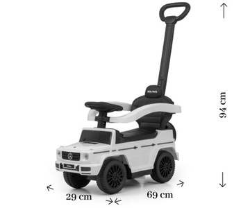 Автомобиль с ручкой MERCEDES G350d Белый