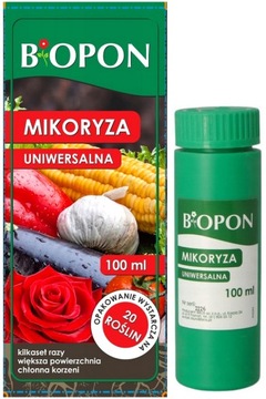MIKORYZA UNIWERSALNA SZCZEPIONKA DO WARZYW KWIATÓW SADZENIA BIOPON 100ml