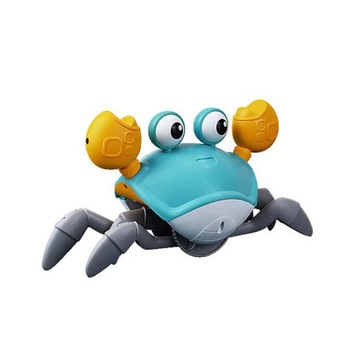 ИГРУШКА ПОЛЗУЩИЙ КРАБ С МУЗЫКОЙ И СВЕТОДИОДНОЙ ПОДСВЕТКОЙ ДЛЯ ДЕТЕЙ