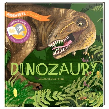 API PAPI Książka Podświetl i odkryj DINOZAURY