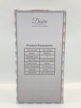 Светодиодная лампа с ароматическим диффузором и увлажнителем + масло