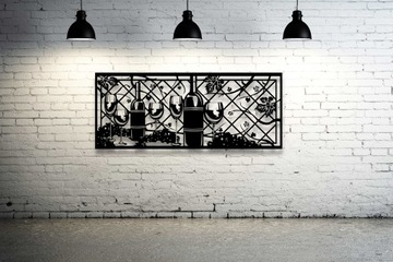 Ażurowy panel ścienny-kuchnia - restauracja