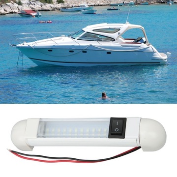 Światło kopułowe jachtu 12VDC IP65 Wodoodporne białe oświetlenie 1W Lustro