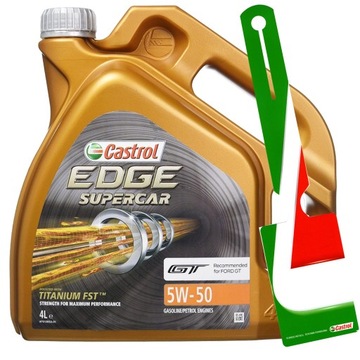 CASTROL EDGE TITANIUM SUPERCAR 5W-50 4L ZAWIESZKA
