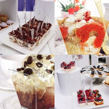 ДЕСЕРТНАЯ ЧАШКА Чашки SNACK Square Dessert 120мл 24шт