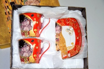 НАБОР ЧАШЕК ДЛЯ ЭСПРЕССО 2+2 G.KLIMT 80 МЛ