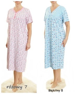 Комфортная хлопковая ночная рубашка ELA MEGA PLUS SIZE