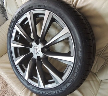 4 RÁFKY ALU 5X114,3 R19 NISSAN ORIGINÁLNÍ