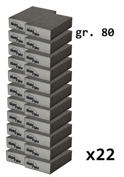 Gąbka klocek kostka ścierna do szlifowania 80 x22