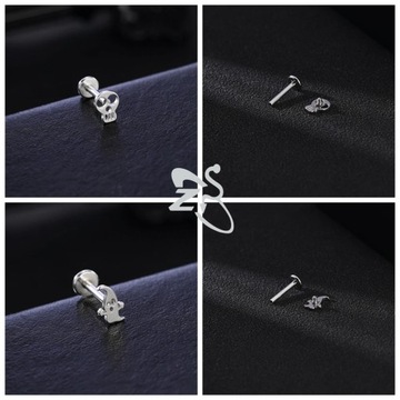 ZS- Pendientes de Acero Inoxidable Con Forma de Calabaza Панк, Пирсинг