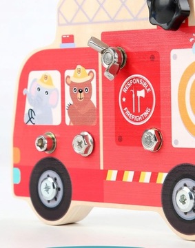 ДЕРЕВЯННЫЙ ПАЗЛ МОНТЕССОРИ ДЛЯ ПОВОРАЧИВАНИЯ ОХРАННИКОВ