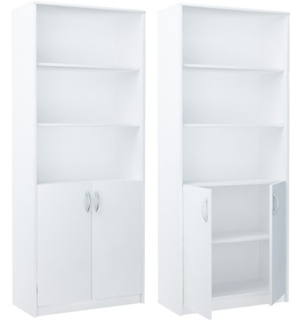 Полка офисная, шкаф, книжный шкаф, R7, WHITE ROB