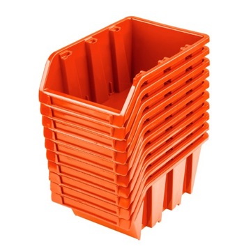 Pojemnik Magazynowy 10x Organizer NP4 ORANGE