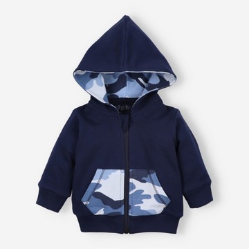 Bluza dresowa z bawełny organicznej dla chłopca