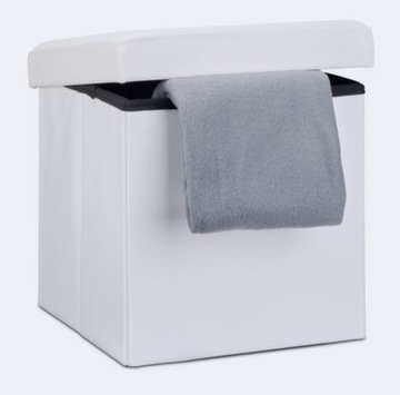 Пуф Relaxdays белый/ОПИСАНИЕ