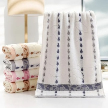 Super Absorbent Soft Washcloth the Bath Pure Cotton Siege Back Word