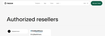 Криптовалютный кошелек Trezor One