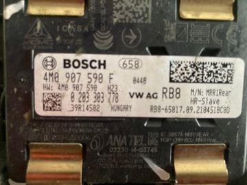 AUDI A4 B9 Q7 ASISTENT PÁSY RADAR LEVÝ 4M0907590F