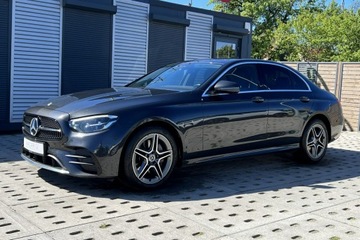 Mercedes Klasa E W213 Limuzyna Facelifting 2.0 E220d 194KM 2021 Mercedes E 220 AMG Line, Salon PL, FV23, GWARANCJA