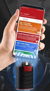 TESTER DIAGNOSTYCZNY THINKDIAG THINKCAR OBD2 FULL 2025 J.POLSKI + ADAPTER