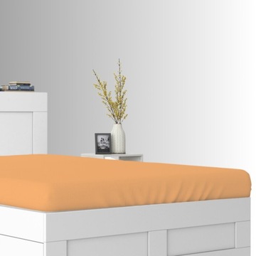 Prześcieradło JERSEY Z Gumką 60x120 Łosoś