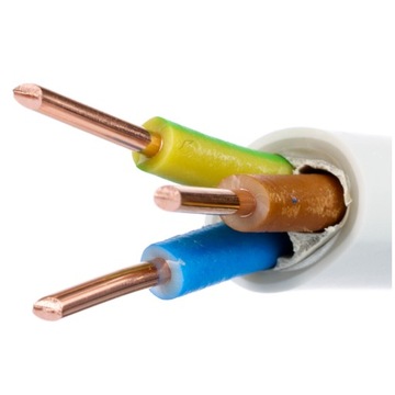 Kabel elektryczny YDY 3x4 mm okrągły 10m