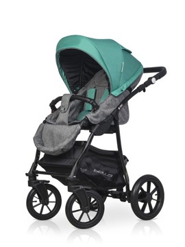 Детская коляска 2в1 BELLA Riko Basic СУМКА НА КОЛЕСАХ ТЕПЛЫЙ КОМПЛЕКТ